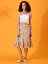 MABA layered Linen Skirt