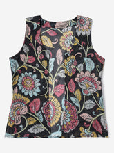 Chanderi Hand kalamkari black coverup Vests