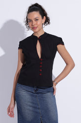 Black Cotton Top