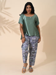 Sea Green, tops, Top wear, Silk, Casual wear, Sea Green top, Sea Green silk top, Sea Green Shade top, Sea Green top, satin Silk top, Satin Top, Green satin silk top. Green Shade top, Green top, Green satin silk top.