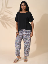 Blue, Blue pant, Blue trouser, Blue bottom wear, multi color pant, silk pant, silk trouser, silk bottom, Silk, Casual wear, tie and dye pant, cotton pant, cotton trouser, cotton bottom