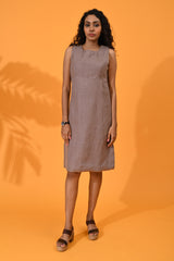 Brown, Linen, Formal wear / office wear, Dresses, Casual wear, Brown, Brown dress, Brown short dress, Brown midi dress, Brown dress, Brown one-piece, Brown midi, linen dress, Linen One-piece, Linen dress, linen