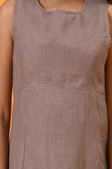 Brown, Linen, Formal wear / office wear, Dresses, Casual wear, Brown, Brown dress, Brown short dress, Brown midi dress, Brown dress, Brown one-piece, Brown midi, linen dress, Linen One-piece, Linen dress, linen