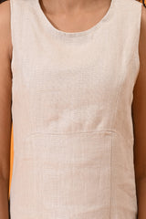 Beige, Linen, Formal wear / office wear, Dresses, Casual wear, Beige, Beige dress, Beige short dress, Beige midi dress, Beige dress, Beige short dress, Beige one-piece, Beige midi, linen dress, Linen One-piece, Linen dress, linen