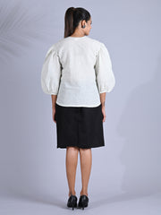 Maba Pinstripe Linen Shirt