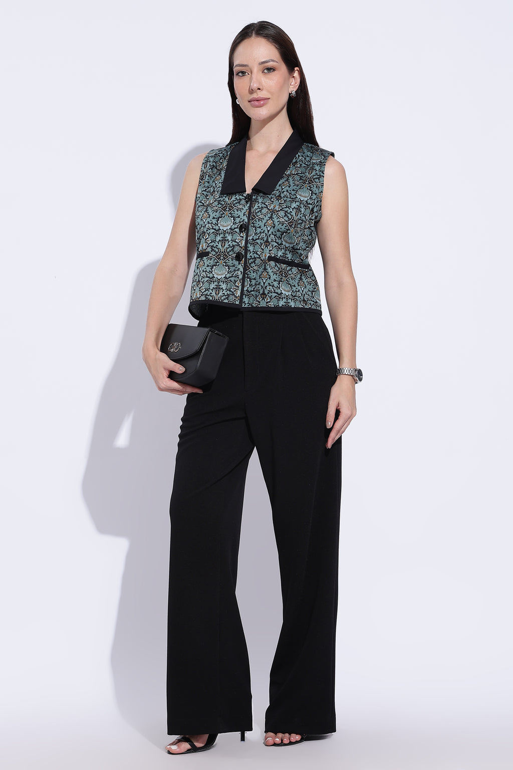 Jade Heritage Tailored Vest