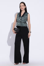 Jade Heritage Tailored Vest