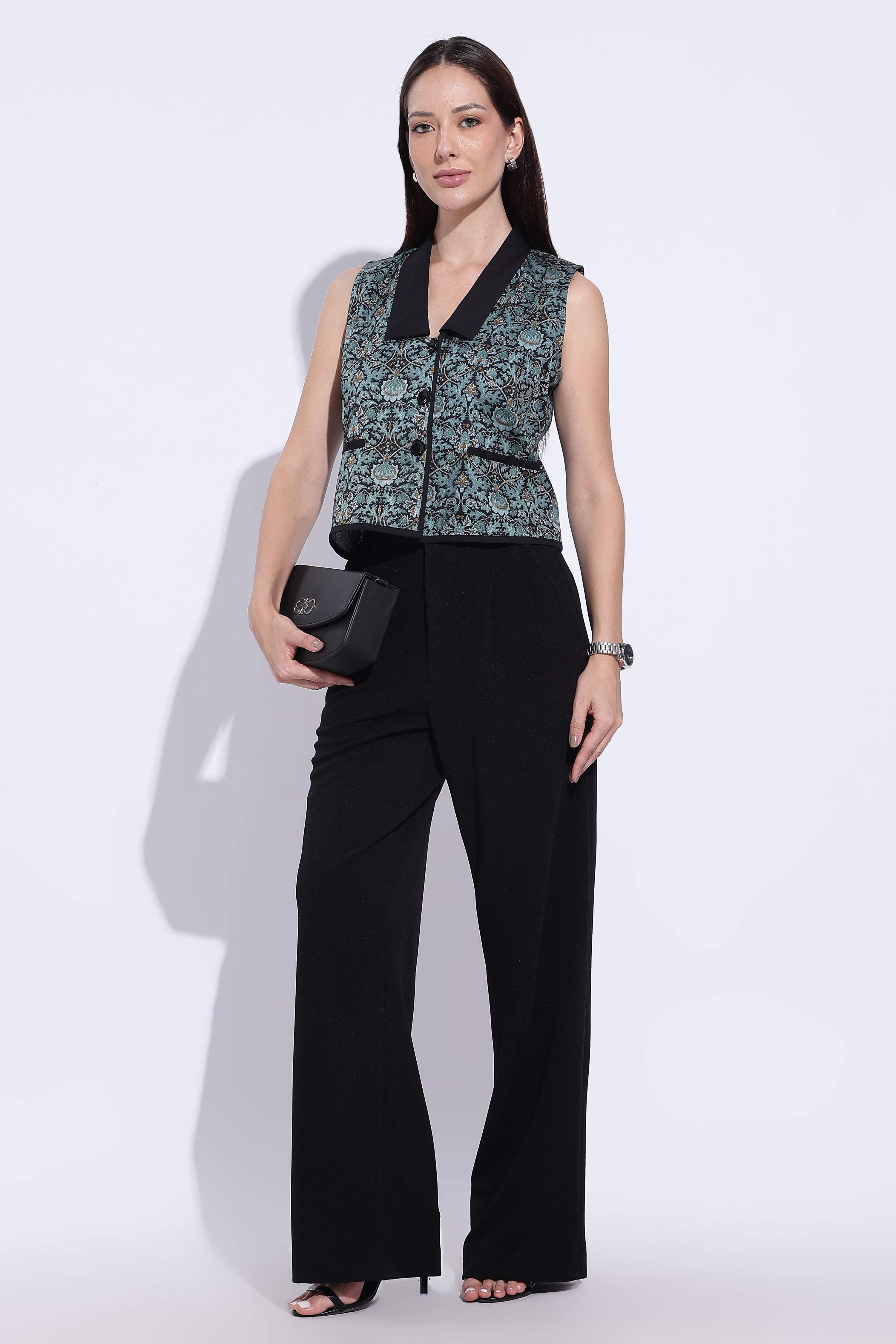Jade Heritage Tailored Vest