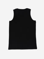 Black Turtle Hand embroidered Cotton Tank Top