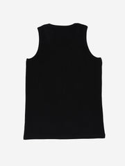 Black chilli Hand embroidered Cotton Tank Top