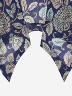 Chanderi Hand kalamkari blue coverup cut Vests
