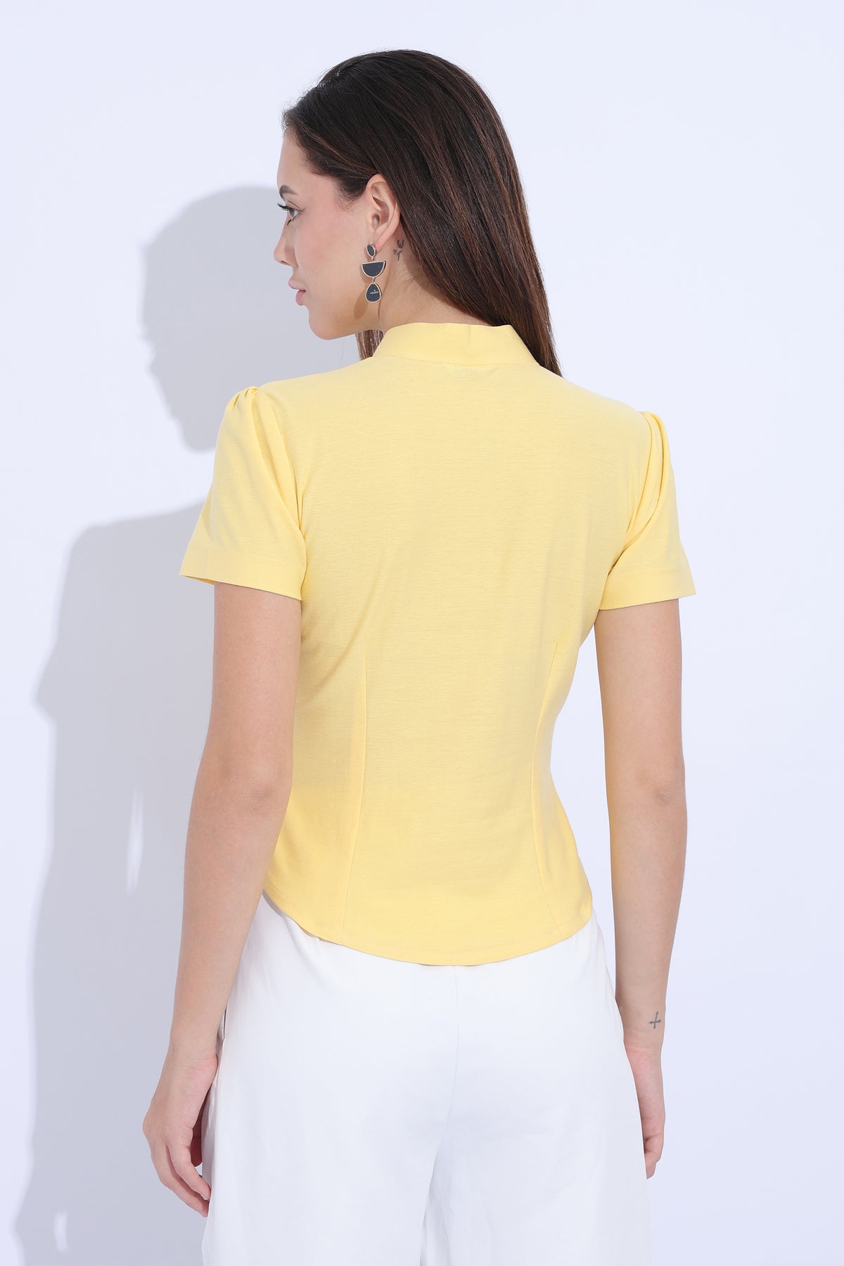 Sunshine Button-Front Jersey Top ☀️