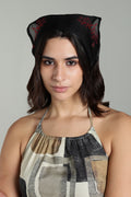 Silk Organza Bandana black