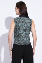 Jade Heritage Tailored Vest