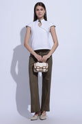 Ivory Line Mandarin Top