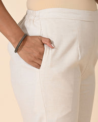 White, white pant, white trouser, white bottom wear, linen pant, linen trouser, linen bottom wear, cotton, cotton pant, cotton trouser, cotton bottom wear, casual wear, 