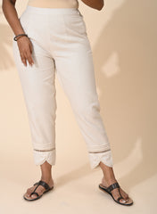 White, white pant, white trouser, white bottom wear, linen pant, linen trouser, linen bottom wear, cotton, cotton pant, cotton trouser, cotton bottom wear, casual wear, 