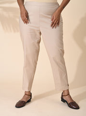 Beige, Beige pant, Beige Trouser, Comfort Beige pants, Formal Pant, office wear Pant, Cotton Pant, Cotton Trouser, Cotton Bottom Wear, Pocket pants, Womens Formal pants, women's formal trouser. Comfort Cotton Pants