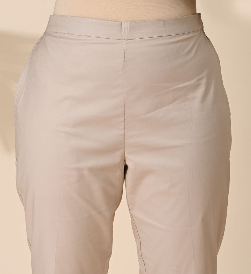 Beige, Beige pant, Beige Trouser, Comfort Beige pants, Formal Pant, office wear Pant, Cotton Pant, Cotton Trouser, Cotton Bottom Wear, Pocket pants, Womens Formal pants, women's formal trouser. Comfort Cotton Pants