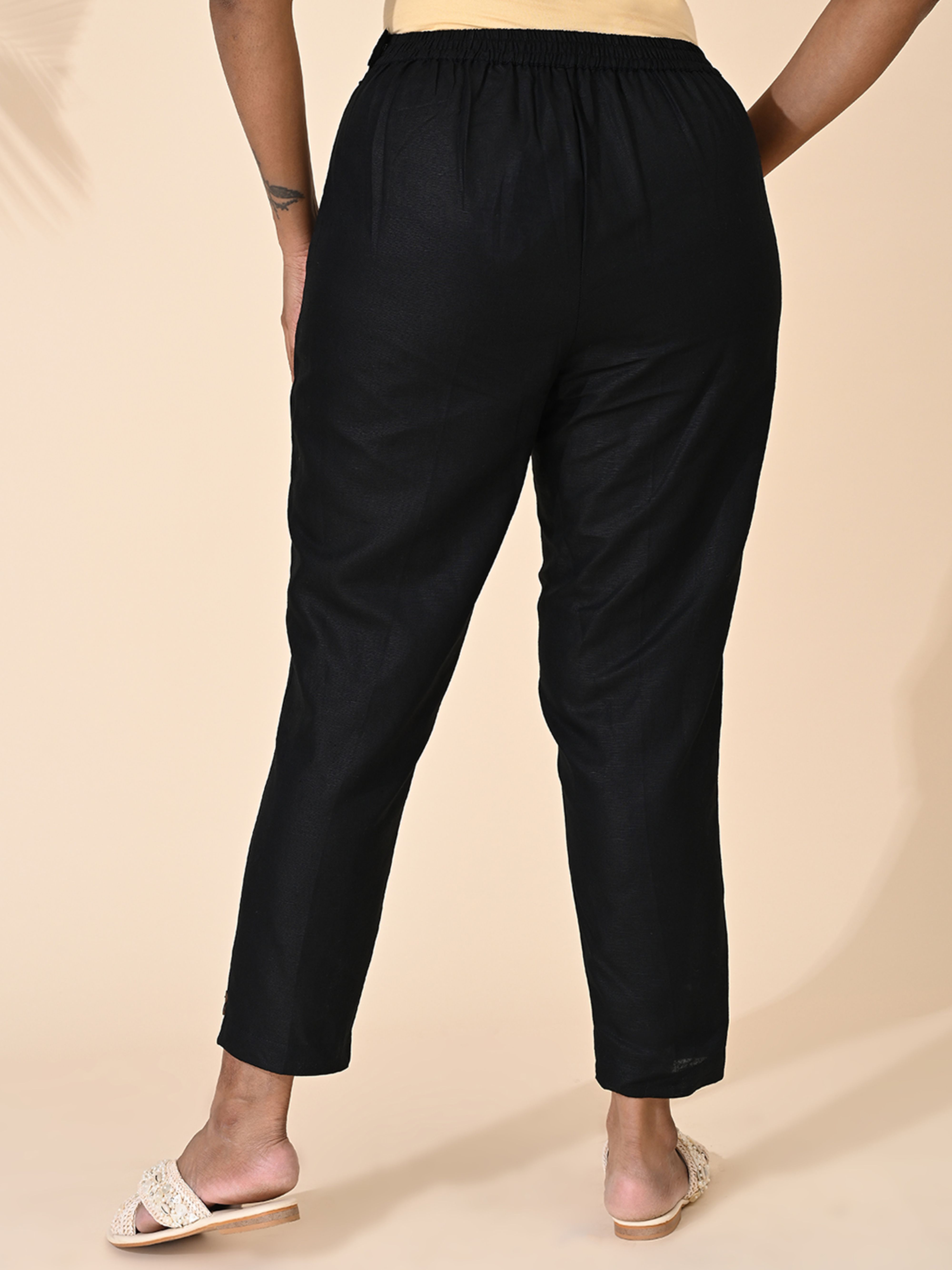 Black, Black pant, Black Trouser, Comfort Black pants, Formal Pant, office wear Pant, Cotton Pant, Cotton Trouser, Cotton Bottom Wear, Pocket pants, Womens Formal pants, women's formal trouser. Comfort Cotton Pants, Linen Pant, Linen Trouser, Linen Bottom Wear, Comfort Linen Pants