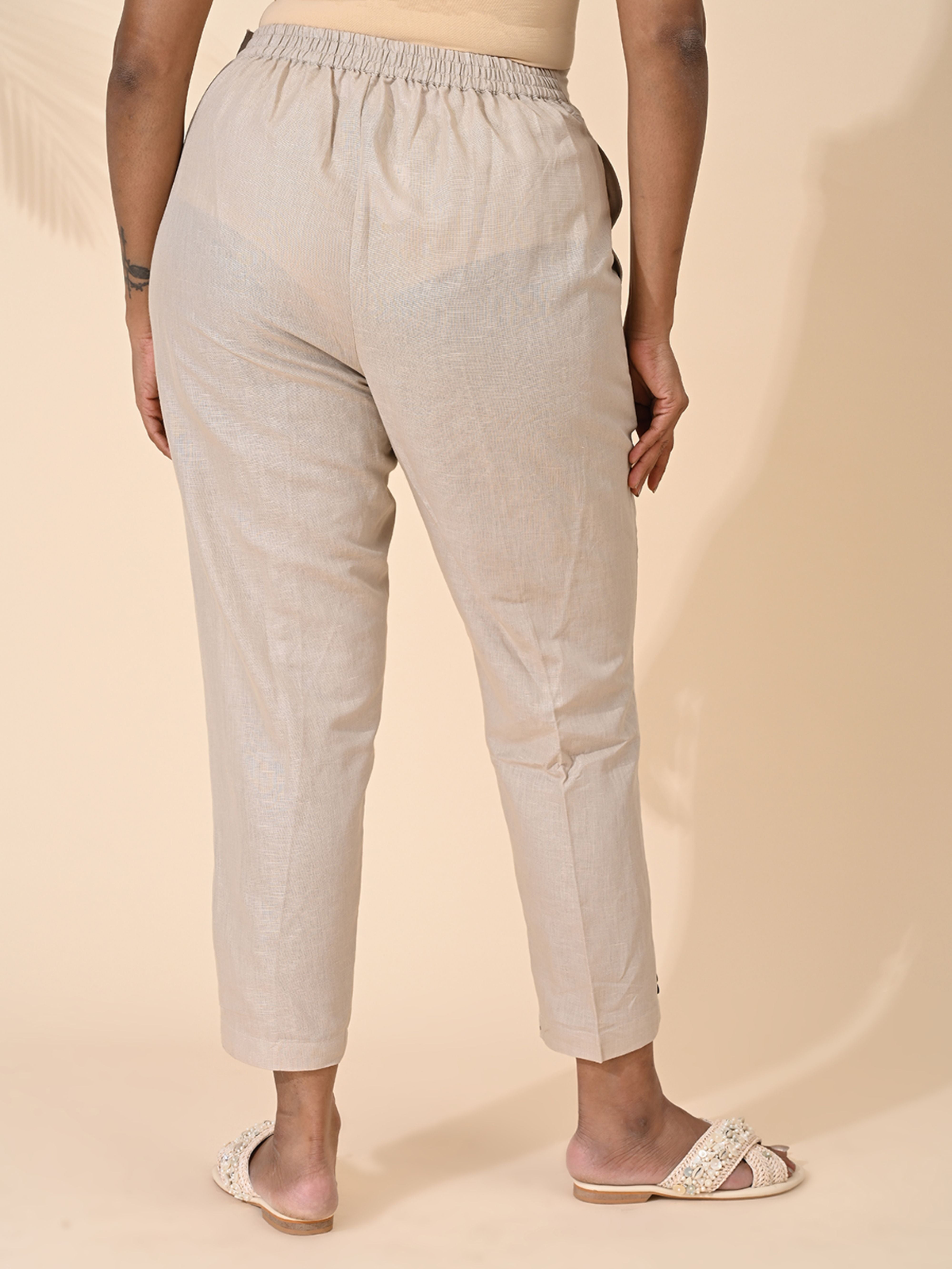 Beige, Beige pant, Beige Trouser, Comfort Beige pants, Formal Pant, office wear Pant, Cotton Pant, Cotton Trouser, Cotton Bottom Wear, Pocket pants, Womens Formal pants, women's formal trouser. Comfort Cotton Pants, Linen Pant, Linen Trouser, Linen Bottom Wear, Comfort Linen Pants