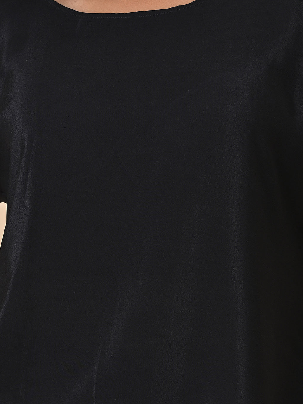 Black, tops, Top wear, Silk, Casual wear, Black top, Black silk top, Black Shade top, Black top, satin Silk top, Satin Top, Black satin silk top.