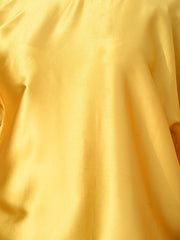 Yellow, tops, Top wear, Silk, Casual wear, Yellow top, Yellow silk top, Yellow Shade top, Yellow top, satin Silk top, Satin Top, Yellow satin silk top.