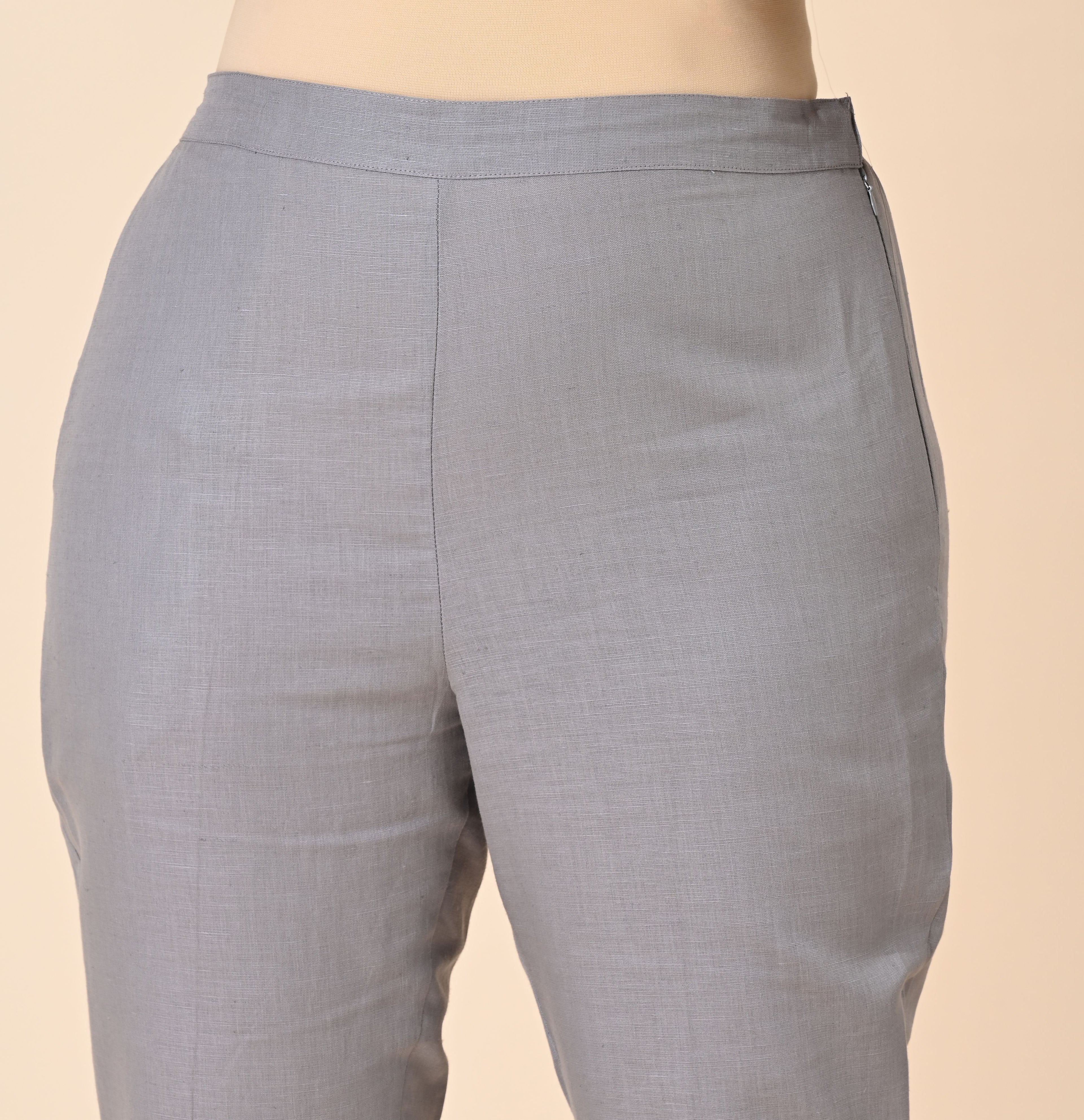 Gray, Gray pant, Gray Trouser, Comfort Gray pants, Formal Pant, office wear Pant, Cotton Pant, Cotton Trouser, Cotton Bottom Wear, Pocket pants, Womens Formal pants, women's formal trouser. Comfort Cotton Pants, Linen Pant, Linen Trouser, Linen Bottom Wear, Comfort Linen Pants