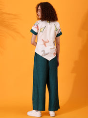 MABA Hand-Painted Linen Co-Ord Set