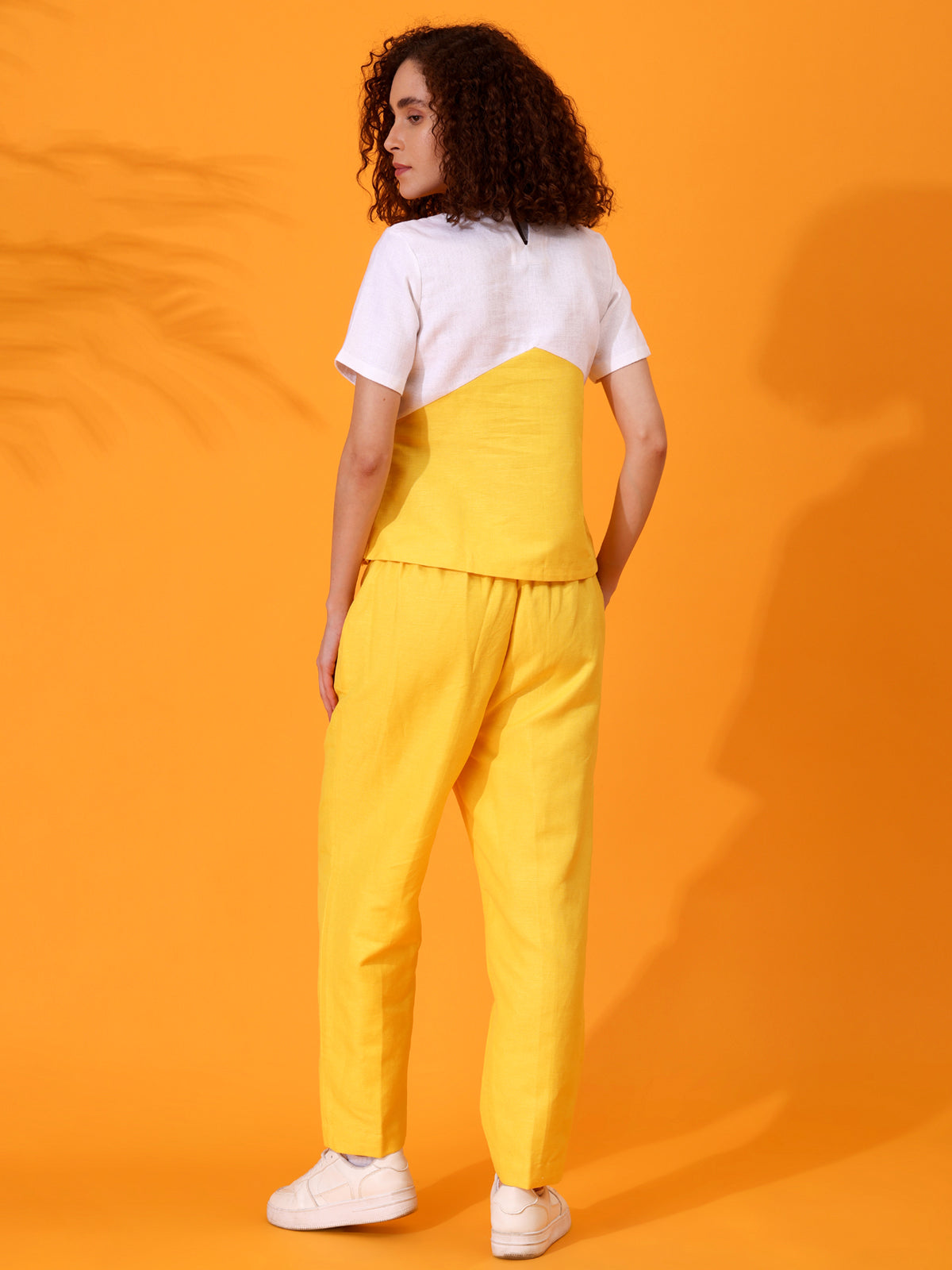 MABA Yellow Linen Co-Ord Set