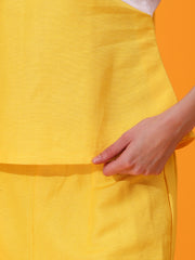 MABA Yellow Linen Co-Ord Set