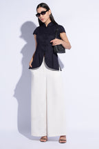 Midnight Mandarin Knot Top