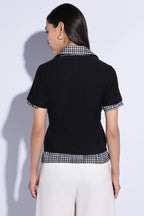 Checkmate Layered Polo top