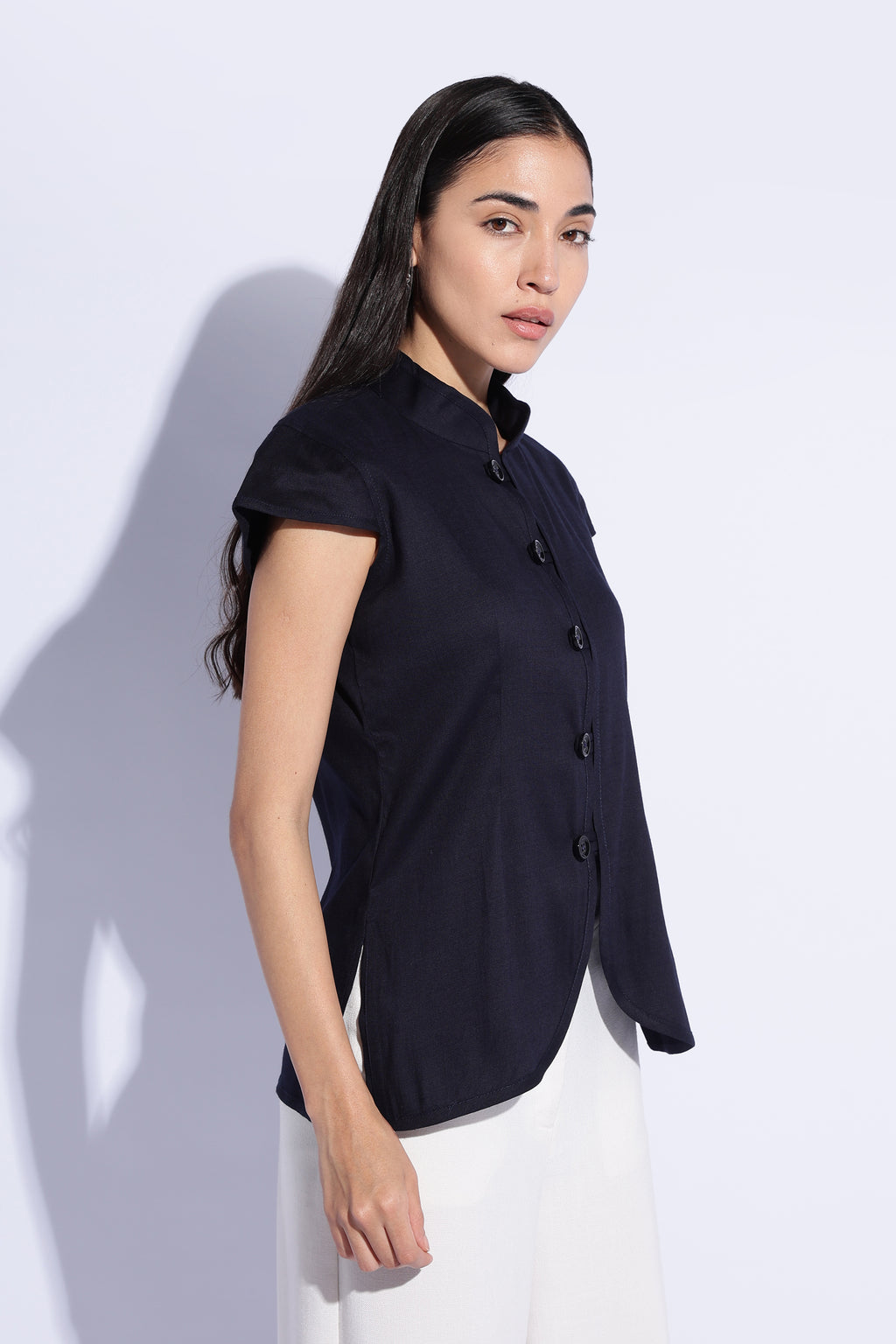 Midnight Mandarin Swing Tunic