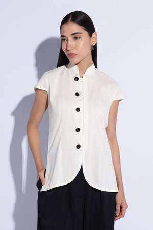 Pearl Mandarin Swing Tunic
