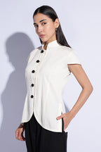 Pearl Mandarin Swing Tunic