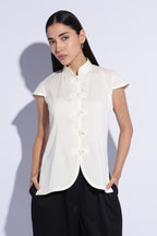 Ivory Heritage Pankou Knot Top