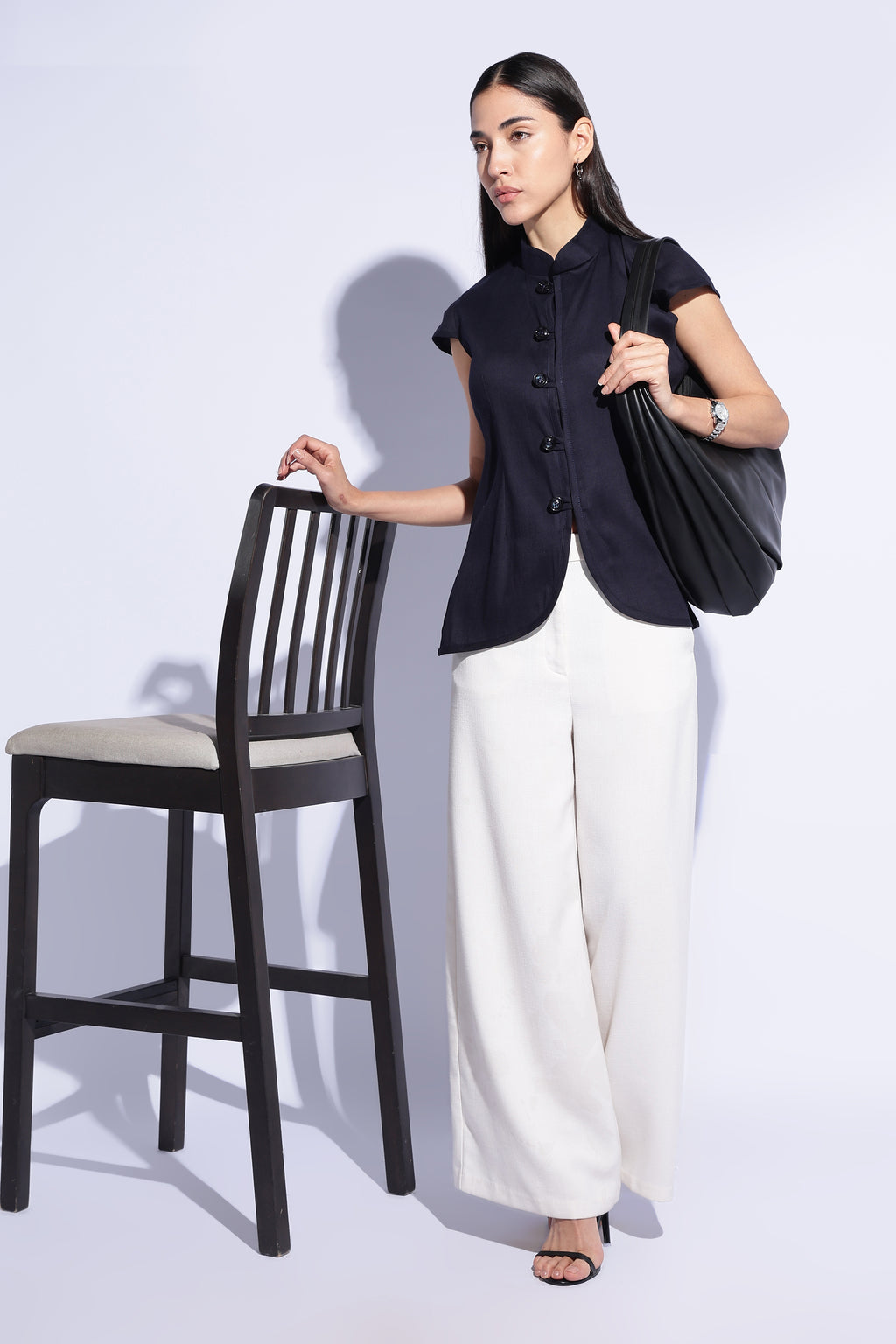 Midnight Mandarin Swing Tunic