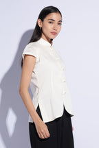 Ivory Heritage Pankou Knot Top