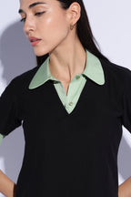 Mint Layered Polo Set