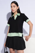 Mint Layered Polo Set