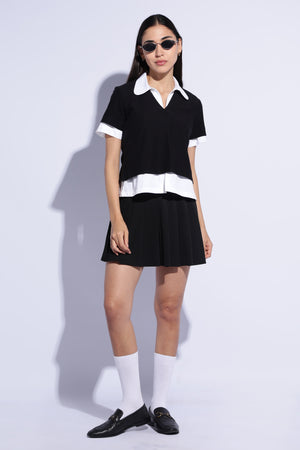 Layered Prep Polo Top