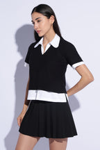 Layered Prep Polo Top
