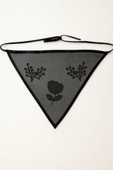 Silk Organza Bandana black