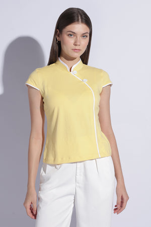 Sunset Mandarin Jersey Top