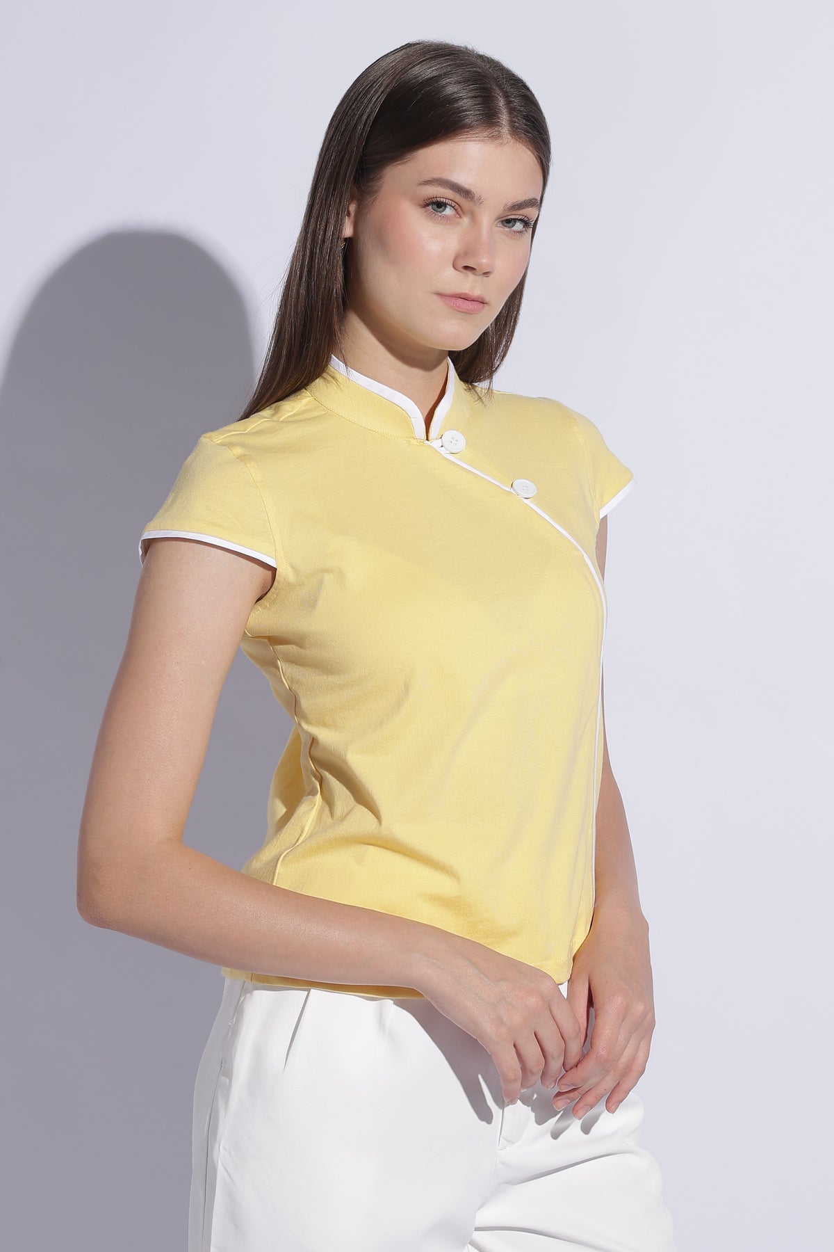 Sunset Mandarin Jersey Top