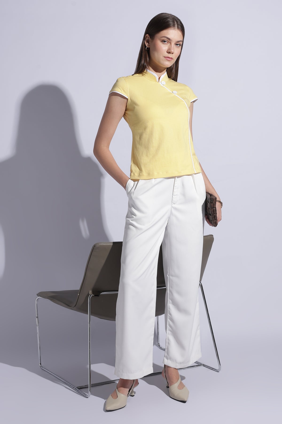Sunset Mandarin Jersey Top